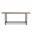 Campbell 72 x 36 inch Rectangle Modern Industrial Dining Table in Gray Wash
