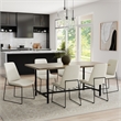 Campbell 72 x 36 inch Rectangle Modern Industrial Dining Table in Gray Wash