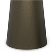 Surrey 12 inch Wide Metal Side Table in Antique Gold