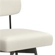 Giselle Modern Swivel Bar Stool (Setof 2) in Natural  Polyester Linen