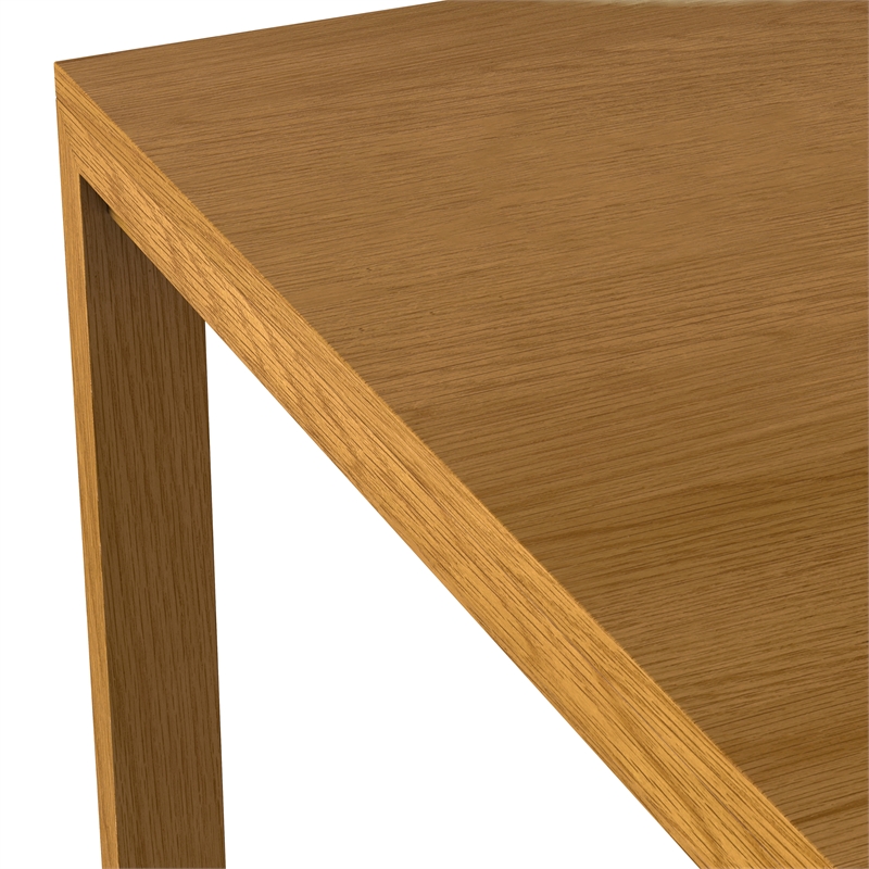 Wilson 54 inch x 54 inch Square Contemporary Dining Table in Oak Veneer