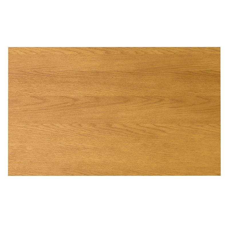 Lowry 66 inch x 40 inch Rectangle Modern Industrial Dining Table in Oak Veneer