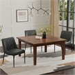Eastwood 54 inch x 54 inch Square Contemporary Dining Table in Walnut