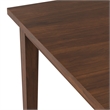 Eastwood 54 inch x 54 inch Square Contemporary Dining Table in Walnut