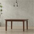Eastwood 54 inch x 54 inch Square Contemporary Dining Table in Walnut