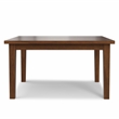 Eastwood 54 inch x 54 inch Square Contemporary Dining Table in Walnut