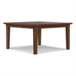 Eastwood 54 inch x 54 inch Square Contemporary Dining Table in Walnut