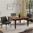 Eastwood 54 inch x 54 inch Square Contemporary Dining Table in Walnut