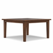 Eastwood 54 inch x 54 inch Square Contemporary Dining Table in Walnut