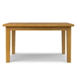 Eastwood 54 inch x 54 inch Square Contemporary Dining Table in Oak