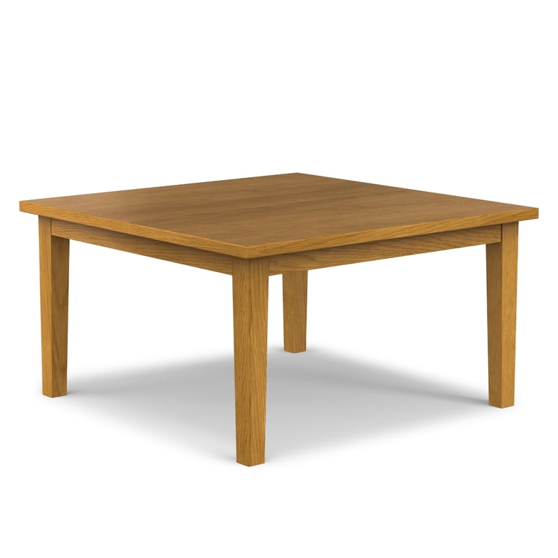 Eastwood 54 inch x 54 inch Square Contemporary Dining Table in Oak