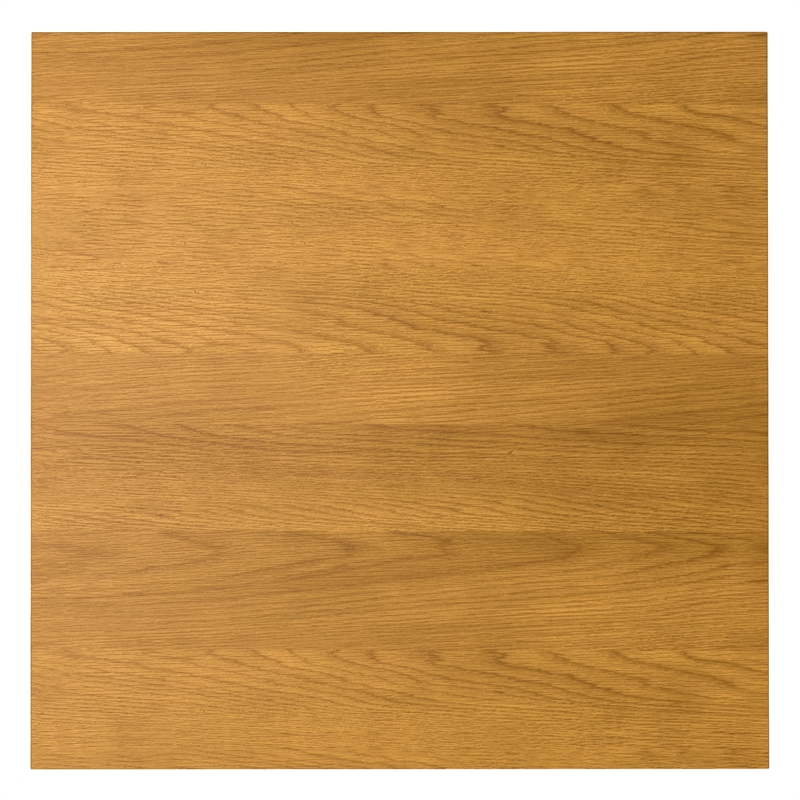 Lowry 54 x 54 inch Square Modern Industrial Square Dining Table in Oak Veneer