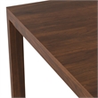 Wilson 54 inch x 54 inch Square Contemporary Dining Table in Walnut Veneer