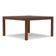 Wilson 54 inch x 54 inch Square Contemporary Dining Table in Walnut Veneer
