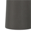 Hughes Contemporary 14 inch Wide Metal Side Table in Black Nickel