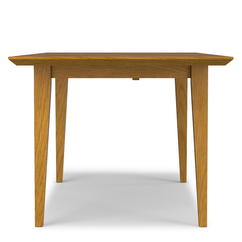 Colby 60-76 inch x 36 inch Rectangle Contemporary Extendable Dining Table in Oak