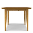 Colby 60-76 inch x 36 inch Rectangle Contemporary Extendable Dining Table in Oak
