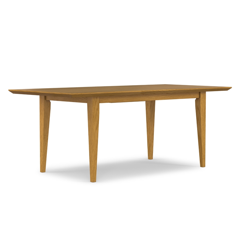 Colby 60-76 inch x 36 inch Rectangle Contemporary Extendable Dining Table in Oak