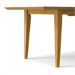 Colby 60-76 inch x 36 inch Rectangle Contemporary Extendable Dining Table in Oak