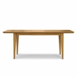 Colby 60-76 inch x 36 inch Rectangle Contemporary Extendable Dining Table in Oak