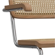 Madalyn  Mid Century Modern Dining Arm Chair ( Set of 2 ) in Natural Rattan