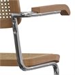 Madalyn  Mid Century Modern Dining Arm Chair ( Set of 2 ) in Natural Rattan