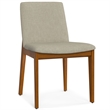 Selena Dining Chair (Setof 2) in Natural Linen Look Fabric & Fully Assembled