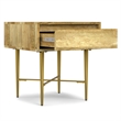 Fallon SOLID MANGO WOOD 20 inch Wide Square End Table with Drawer in Natural