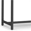 Banting SOLID HARDWOOD Modern 48 inch Wide Small Desk in Walnut Brown