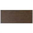 Banting SOLID HARDWOOD Modern 48 inch Wide Small Desk in Walnut Brown