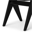 Regina  Contemporary Dining Chair (Set of 2) in Black