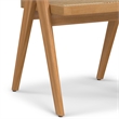 Regina  Contemporary Dining Arm Chair (Set of 2) in Natural