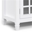 Connaught SOLID WOOD 60 inch Wide Traditional Storage Cabinet Buffet in White