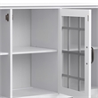 Connaught SOLID WOOD 60 inch Wide Traditional Storage Cabinet Buffet in White