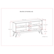 Draper SOLID HARDWOOD 30x 64 inch Modern Low Bookcase in White