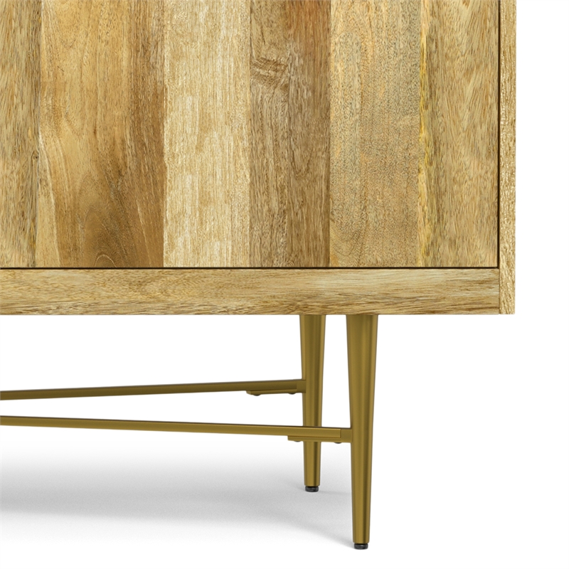 Fallon MANGO WOOD and Iron 60 x 18 inch Rectangle Sideboard Buffet in Natural