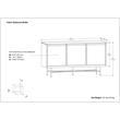 Fallon MANGO WOOD and Iron 60 x 18 inch Rectangle Sideboard Buffet in Natural