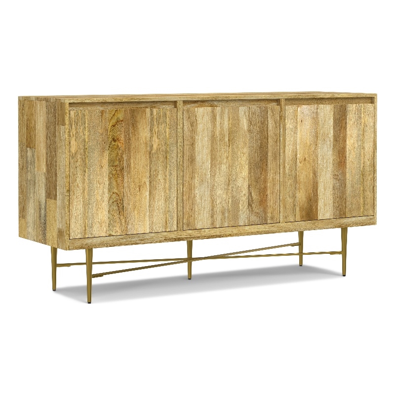 Fallon MANGO WOOD and Iron 60 x 18 inch Rectangle Sideboard Buffet in Natural