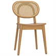 Rachel Beech Wood Contemporary Dining Chair (Set of 2) in Natural