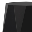 Judson 15inch Wide Solid Mango Contemporary End Table in Black & Fully Assembled