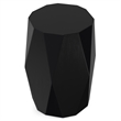 Judson 15inch Wide Solid Mango Contemporary End Table in Black & Fully Assembled
