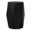 Judson 15inch Wide Solid Mango Contemporary End Table in Black & Fully Assembled