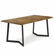 Fletcher/Watkins WOOD & Metal 7Pc Dining Set with 6Metal Dining Chairs in Multi