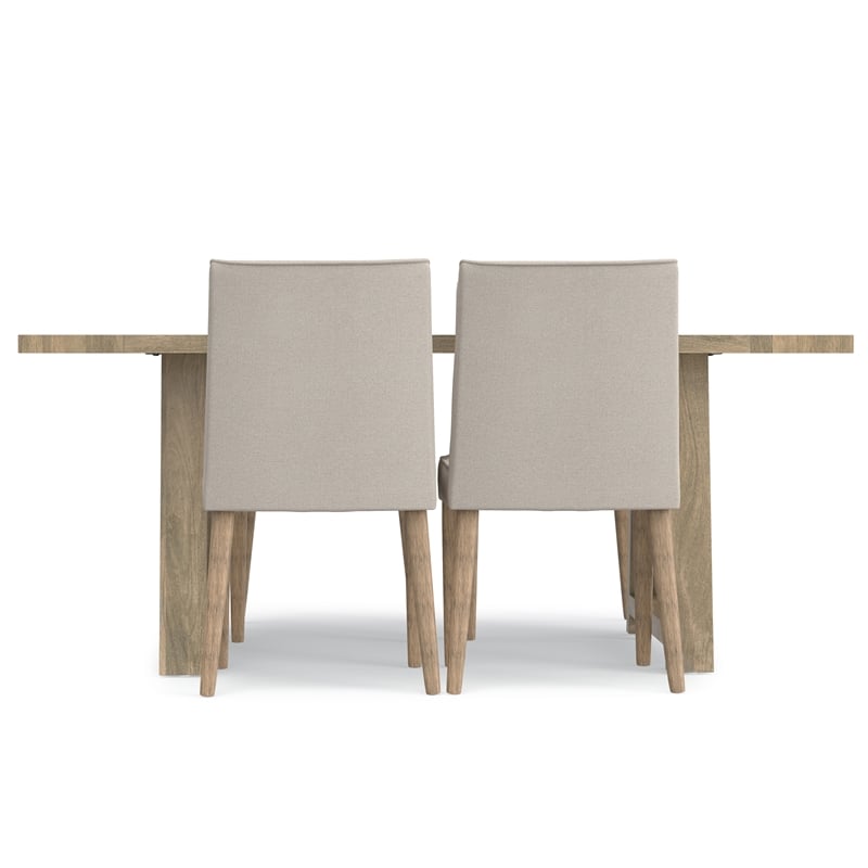 Bartow & Whitley 5-Piece Dining Set in Gray