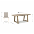 Bartow & Whitley 5-Piece Dining Set in Gray