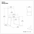 Simpli Home Corina & Hunter 7-Piece Dining Set with Oak Veneer