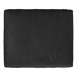 Morrison 33 inch WD Modern Table Ottoman in Lead Black Genuine Leather