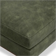 Morrison 33 inch Wide Modern Table Ottoman in Moss Green Genuine Leather