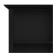 Amherst 24 inch Wide Solid Wood Transitional 5 Shelf Bookcase in Black