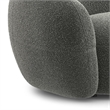 Sherri 89 inch Wide Contemporary Sofa in Stone Gray Boucle Performance Fabric